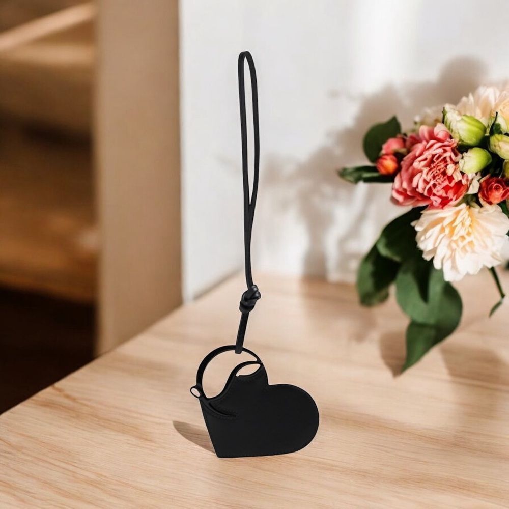 NWT Christian Louboutin Leather Heart Bag Charm